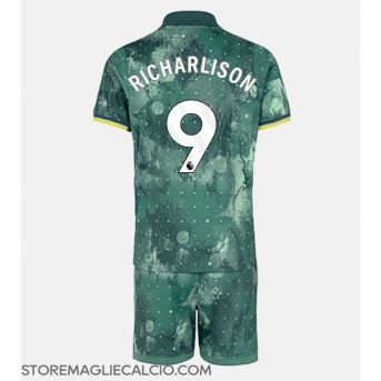 Tottenham Hotspur Richarlison #9 Maglia Gara Terza Repliche 2024-25 Bambino